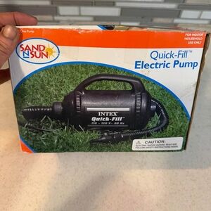 Intex Quick-Fill Electric Pump - Black